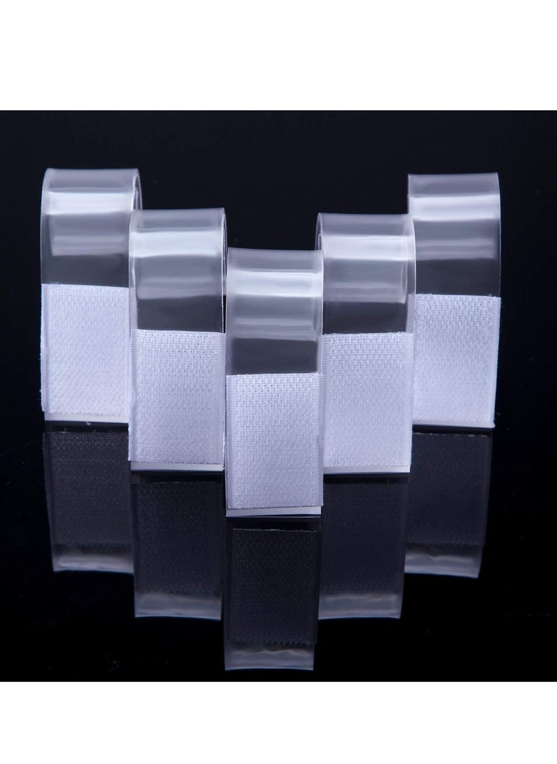 SYOSI Tablecloth Clips, 25 Pieces Table Skirting Clips, SMC Model Plastic Tablecloth Clips for Table 1.5-2 Inch with Hook and Loop, Table Clips for Tablecloths Meeting Indoor Outdoor Events Restaurant  - Image 5