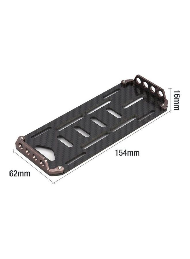 NIBEMINENT Carbon Fibber Battery Mounting Plate For Scale RC Crawler Car - Image 1
