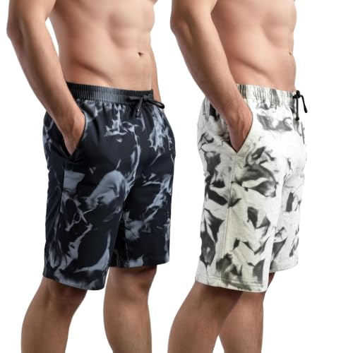 boffi ... Bee-Fits Men's 100% Cotton Shorts Sporty Trendy Regular Daily Use Shorts (in, Alpha, L, Regular, DYE-Shorts-BLK,Mel) - Image 3