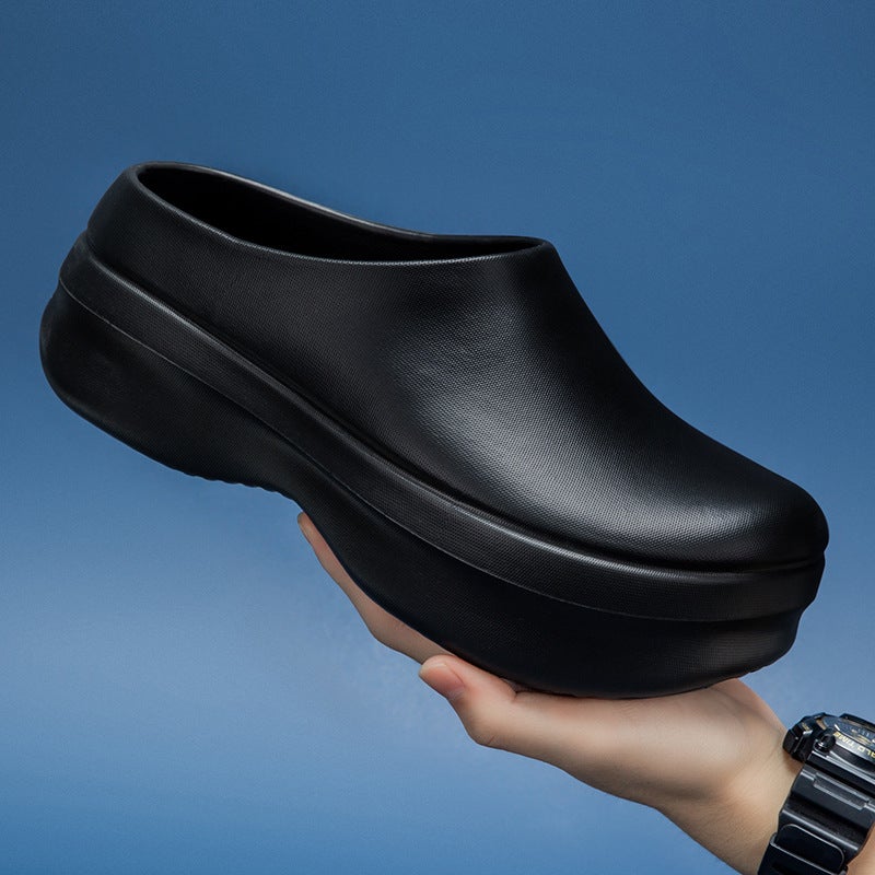Baotou Slippers For Couples Eva Casual Sports Thick-Soled Sandals For Outer Wear Non-Slip Men'S Simple Slippers - Image 5