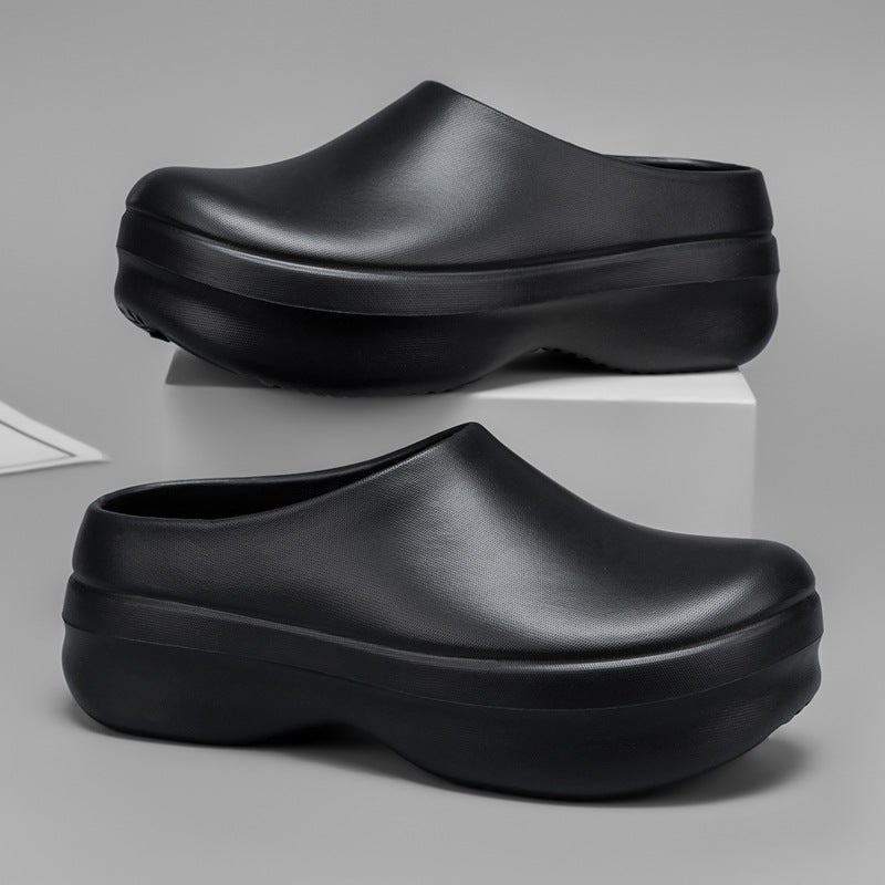 Baotou Slippers For Couples Eva Casual Sports Thick-Soled Sandals For Outer Wear Non-Slip Men'S Simple Slippers - Image 3