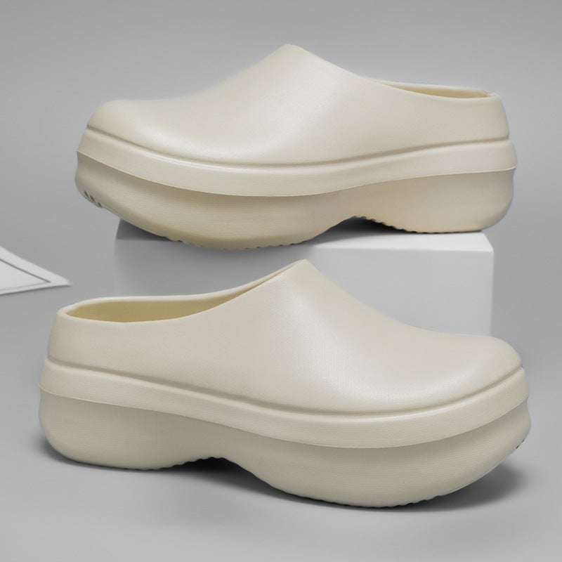 Baotou Slippers For Couples Eva Casual Sports Thick-Soled Sandals For Outer Wear Non-Slip Men'S Simple Slippers - Image 4