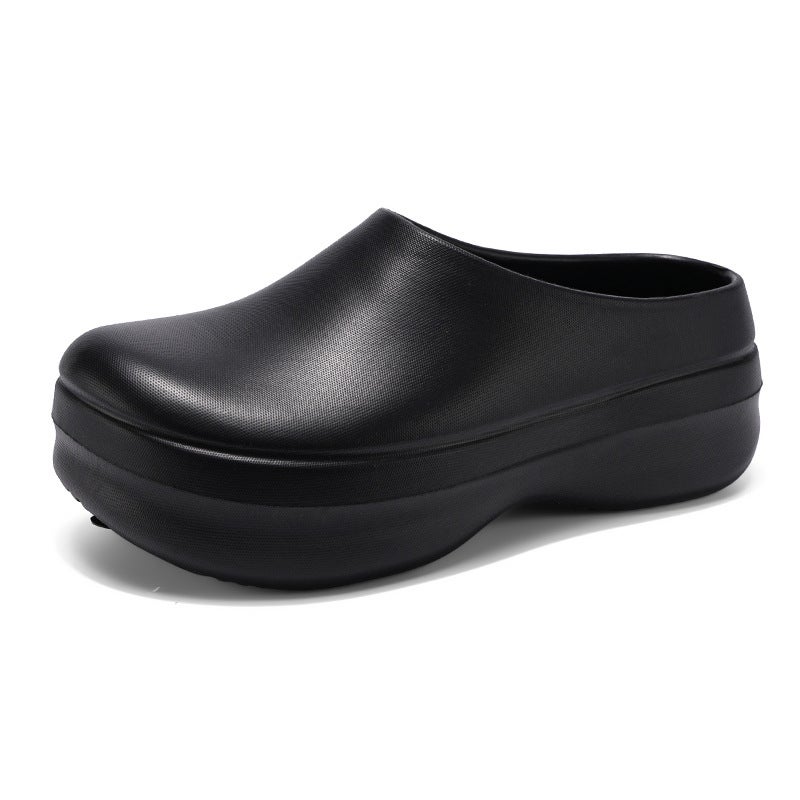 Baotou Slippers For Couples Eva Casual Sports Thick-Soled Sandals For Outer Wear Non-Slip Men'S Simple Slippers - Image 1