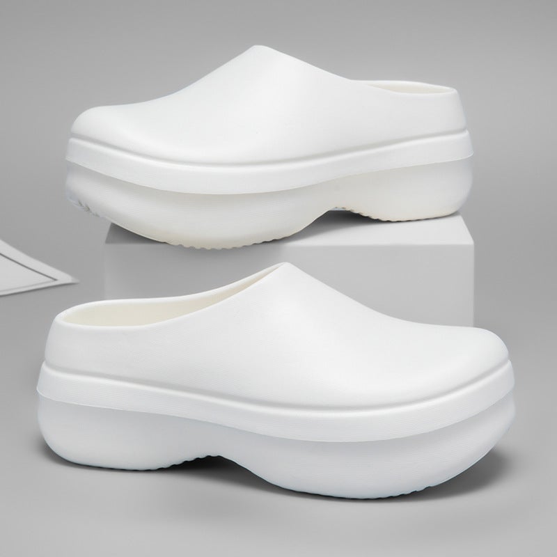 Baotou Slippers For Couples Eva Casual Sports Thick-Soled Sandals For Outer Wear Non-Slip Men'S Simple Slippers - Image 2