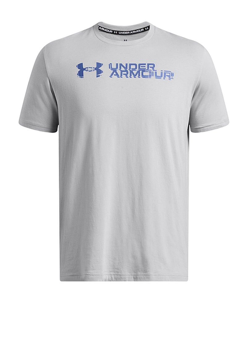 UNDER ARMOUR - Sliced Wordmark T-shirt - Image 1