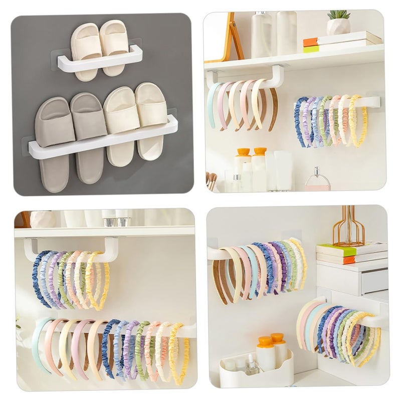 2pcs Hairband and Hairpin Storage Mounted Bathroom Organizer No Drill Easy Install - Image 3