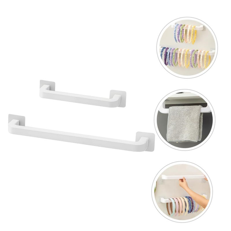 2pcs Hairband and Hairpin Storage Mounted Bathroom Organizer No Drill Easy Install - Image 4
