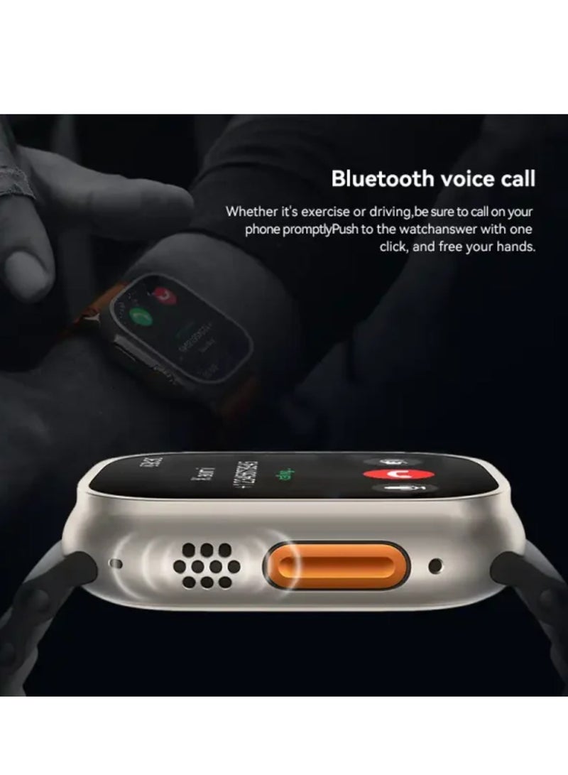 micro speed Smart Watch With Health Fitness Tracker Sport Watch  +addition Replacement Band  49MM-Multicolour - Image 5