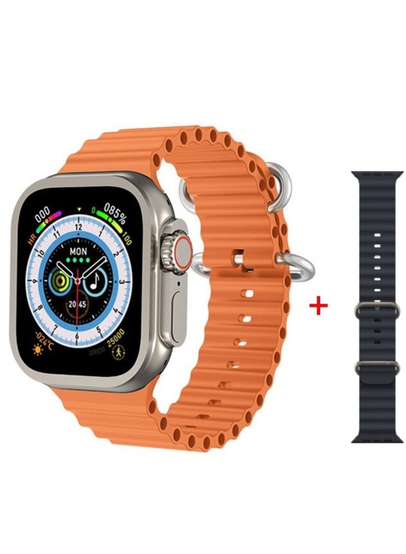 micro speed Smart Watch With Health Fitness Tracker Sport Watch  +addition Replacement Band  49MM-Multicolour - Image 1