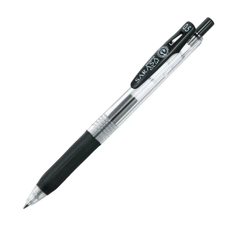 Zebra Pen 1 X Zebra Sarasa Push Clip Gel Ink Pen 05 mm Black - Image 2