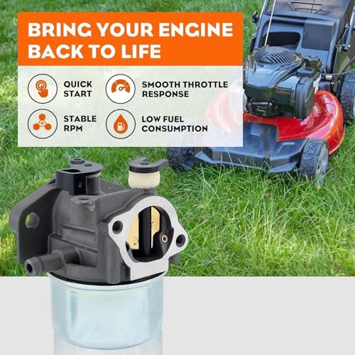 HIPA 799866 Carburetor for 799871 794304 796707 790845 Craftsman 675 190cc 6.75HP Engine Toro 190CC Walk Behind Lawn Mower - Image 3