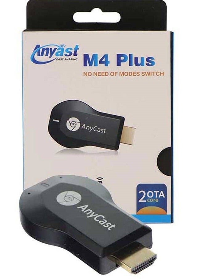Anycast M4 PLUS 1080P Wireless HD Portable Media Player Streamer Wifi Display Dongle for Projector Smartphone Tablets - Image 1