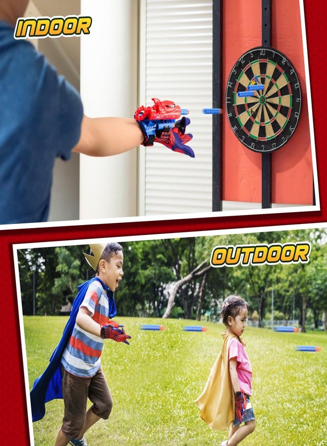 Excitobo Web Shooters Toy for Kids, Toys for 3-12 Year Old Boys Web Slinger Boy Toy with Glove Launcher, Toys for Age 5-7 4-6 6-8 Outdoor Game for Birthday Halloween Christmas Basket Stuffers (1 Pair) - Image 5