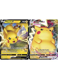 100-Piece Pokemon Vmax V Vstar Cards Series Rare Battle Trainer Kids Cards Special Custom Collection Cards