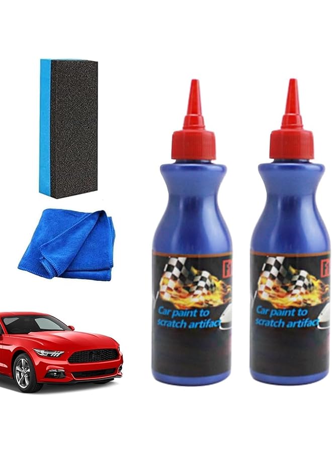 KASTWAVE Car Scratch Repair Wax – Multi-Purpose Auto Scratch Remover & Restoration, Vehicle Wax Polish For Enhanced Shine And Protection, Dual Pack (2Pcs) 