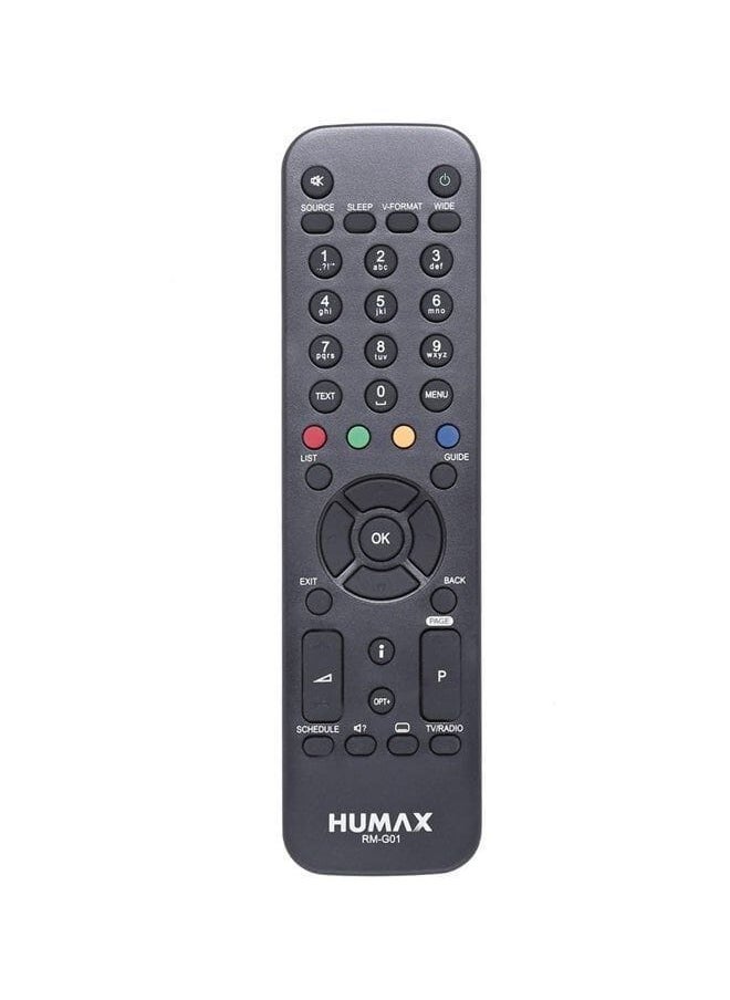 Humax Satellite Receiver Remote Control For Humax Black 