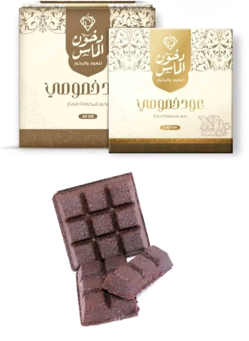 Generic Special Oud incense produced by Dokhoon Almas - Chocolate-shaped incense, 40 grams  - Image 1