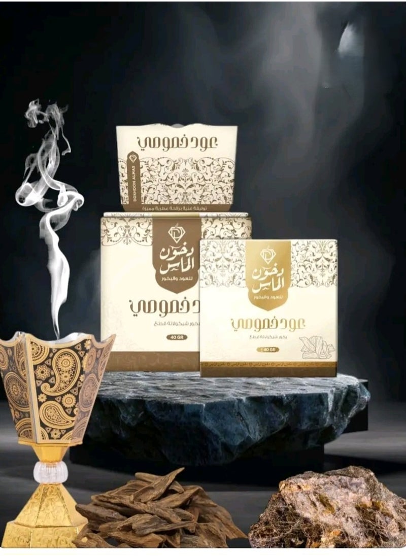 Generic Special Oud incense produced by Dokhoon Almas - Chocolate-shaped incense, 40 grams  - Image 3