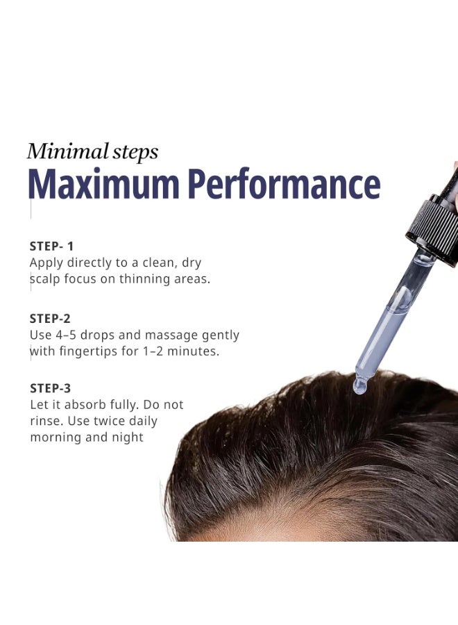 Reginald Men Athena- All in one Hair Serum | Hair Fall Control & Follicle Boost with 12 Actives | Advanced Hair Growth Serum For Scalp | Controls HairFall & Boosts New Hair Growth | For Men | 30ml - Image 3
