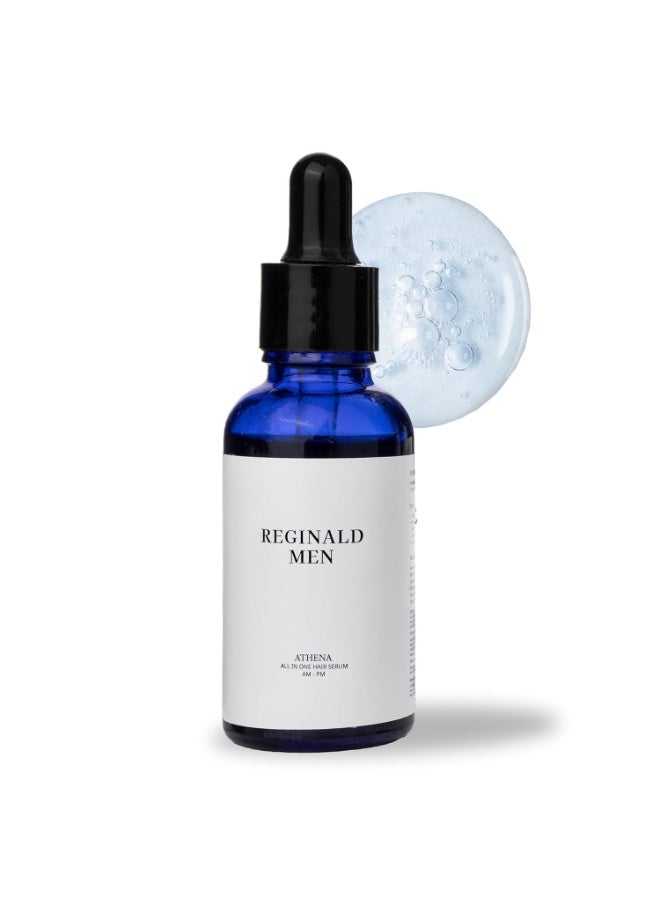 Reginald Men Athena- All in one Hair Serum | Hair Fall Control & Follicle Boost with 12 Actives | Advanced Hair Growth Serum For Scalp | Controls HairFall & Boosts New Hair Growth | For Men | 30ml - Image 1