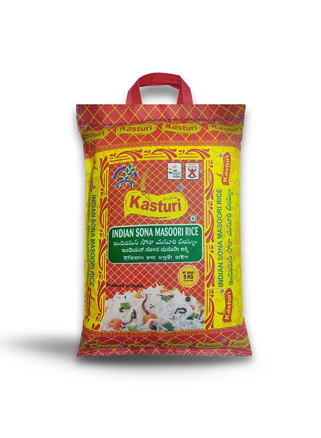 KASTURI Pure Indian Sona Masoori Rice- 9 KG (White)