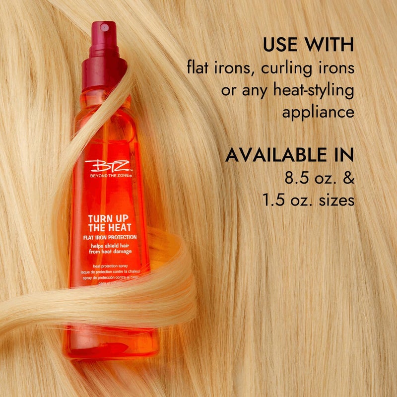 Beyond the Zone Turn Up The Heat Protection Mini Spray, Sulfate, Paraben and Gluten Free, Humidity resistant, 1.5 oz - Image 4