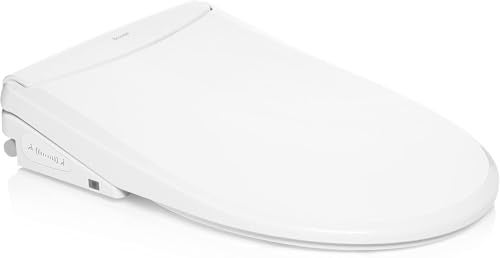 Brondell T44-RW Swash Thinline Electric Bidet Toilet Seat with Oscillating Stainless Steel Nozzle, T44-Thinline - Image 1