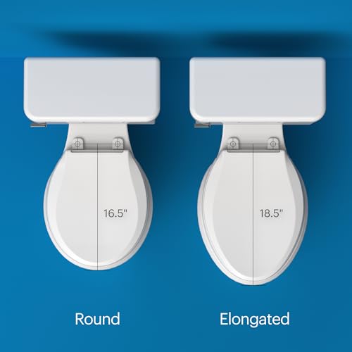 Brondell T44-RW Swash Thinline Electric Bidet Toilet Seat with Oscillating Stainless Steel Nozzle, T44-Thinline - Image 4