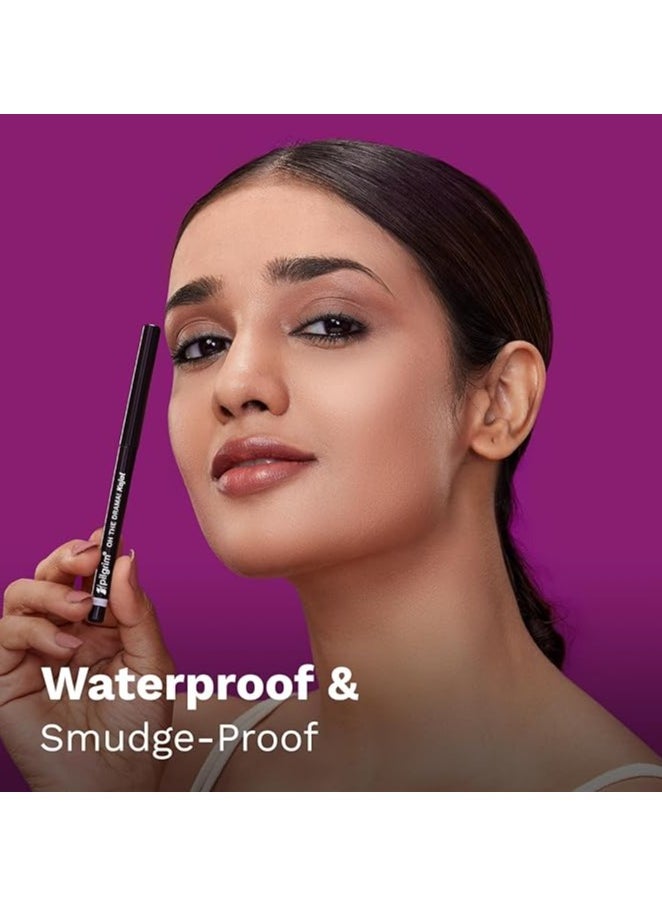 PILGRIM pilgrim black mischief kajal smudge waterproof single stroke matte finish pencil lasts up to 12hrs  - Image 3