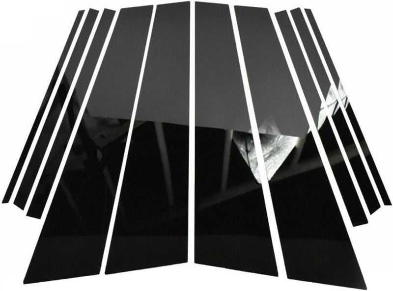 QASULER 10PCS Gloss Black Pillar Posts for BMW X1 - Image 1