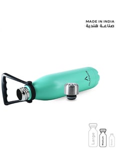 Atlasware Water Bottle with a Capacity of 750 ml, Stainless Steel Water Bottle that keeps Cold for 52 Hours and Keeps Heat for 28 Hours, Lemon Tiffany  - Image 4
