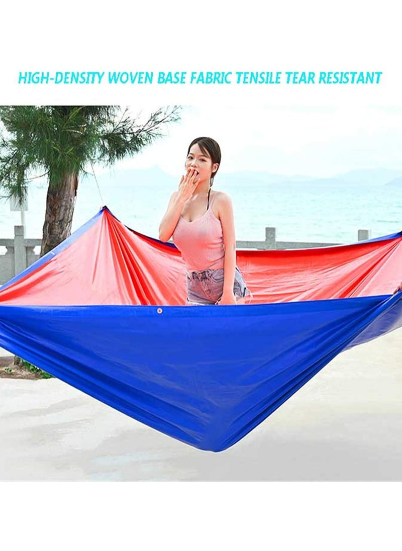 Generic Heavy Duty Waterproof Tarpaulin, Blue/Orange Woven PE Tarpaulin, 160gsm Rot Resistant, Outdoor Camping Ground Tent, Ground Furniture Cover, 5x10m  - Image 5