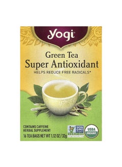 Yogi Tea Yogi Tea, Green Tea Super Antioxidant, 16 Tea Bags, 1.12 oz (32 g)  - Image 1