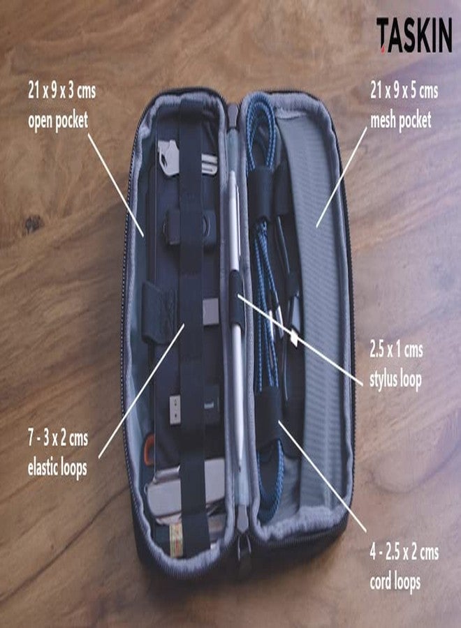 Taskin Electronic Organizer/Tech Accessories Pouch/Cable Organizer (Compact) - Image 5