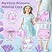 INNOCHEER Pretend Makeup for Toddlers Toys Fake Makeup Mermaid Toys for Girls Purse Toddler Makeup Kit Pretend Play Makeup Toys Toy Mermaid Makeup for Kids Gifts Toys for 3 4 5 6 7 Year Old Girls - Image 3
