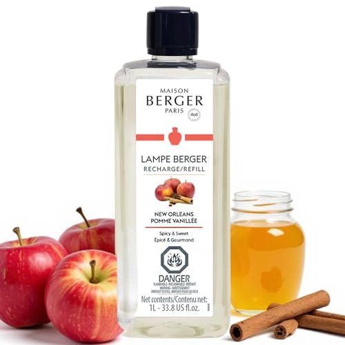 Maison Berger نيو أورليانز - عبوة إعادة تعبئة عطر لامب بيرجر لموزع العطور المنزلية - 33.8 أونصة سائلة - 1 لتر - Image 1
