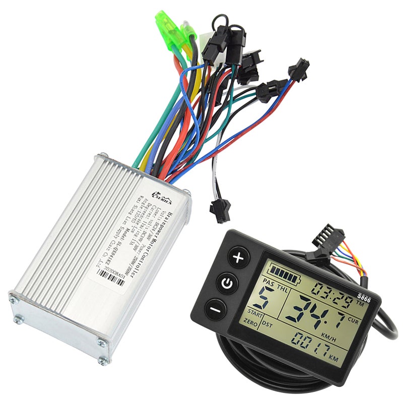LCD Display Panel Brushless Controller Kit for Electric Bicycle Electric Scooter - Image 1