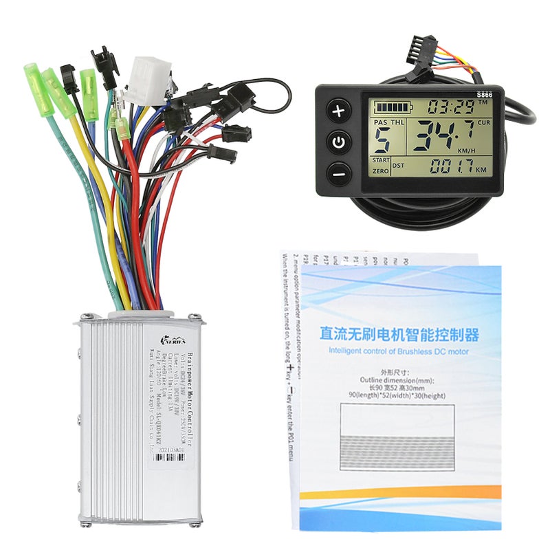 LCD Display Panel Brushless Controller Kit for Electric Bicycle Electric Scooter - Image 5