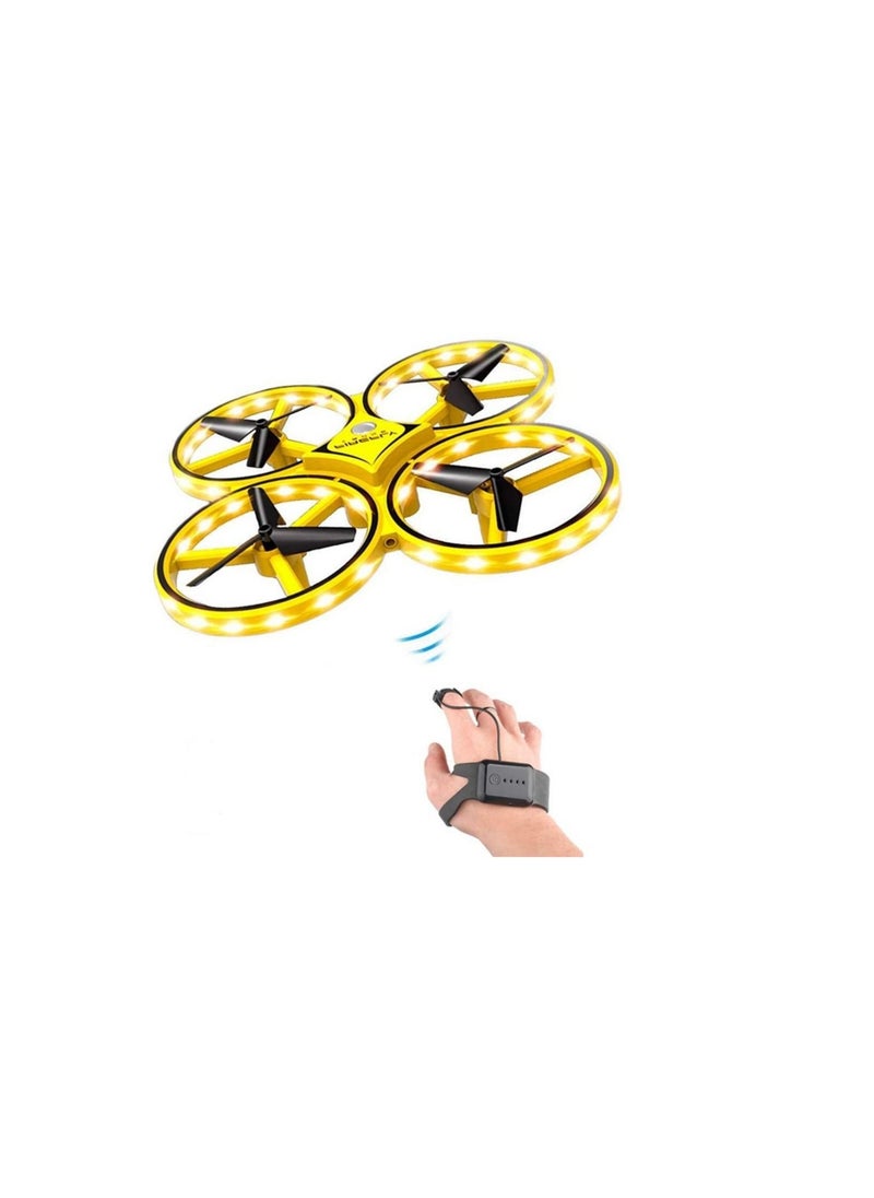 Mini RC Drone, Watch Controller Gesture Hold Quadcopter UAV Performance Gesture Sensing Stable Gimbal G-Sensing Outdoor Toy for Kids