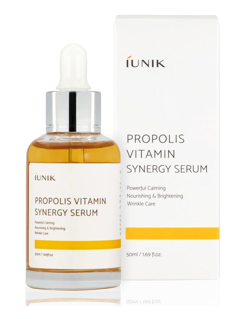 iUNIK Korean Radiance Elixir Serum: The Secret to Glowing and Protected Skin Powered by Vitamin C & Propolis - 50ml - Image 1