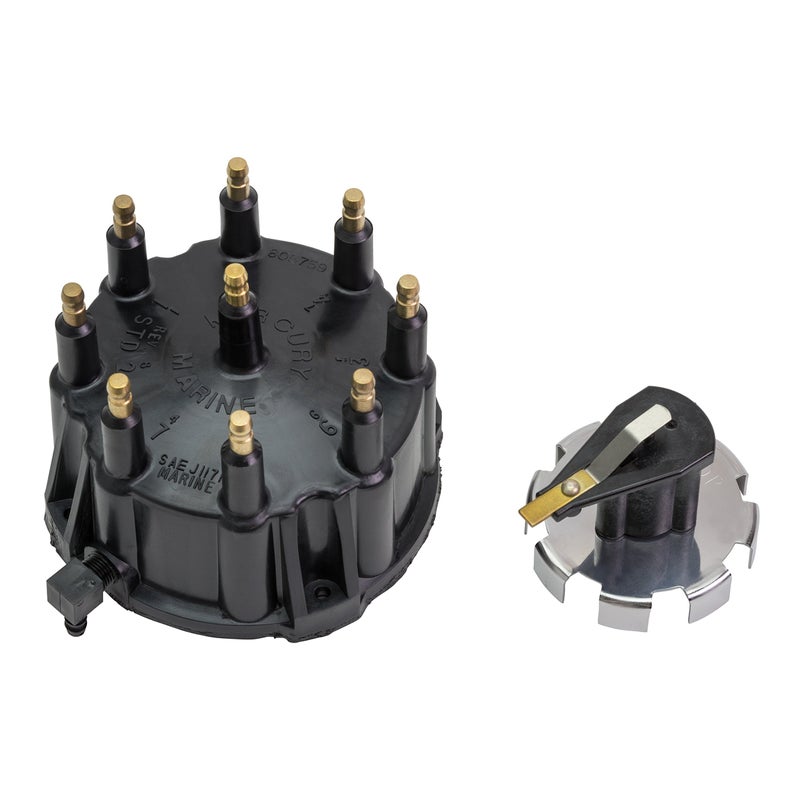 Quicksilver 805759Q3 Distributor Cap Kit for Marinized V8 Engines by General Motors wThunderbolt IV and V HEI Ignition Systems