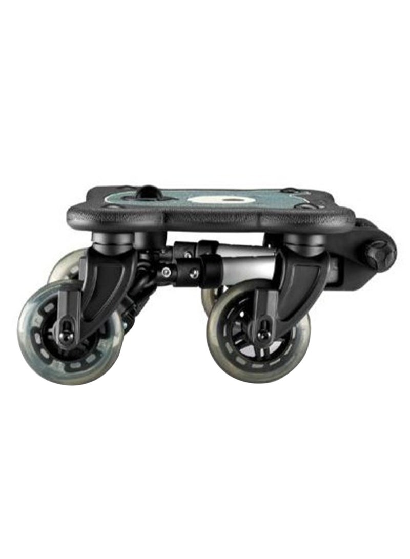 Cam - Dudu Baby Stroller Board مع مقعد يناسب عربة الأطفال أو عربة الأطفال، عالمية، مدمجة قابلة للطي، ذات عجلات، قابلة للفصل، منصة مقعد، طائرة شراعية، متوافقة حتى 15 شهرًا تقريبًا. 25 كجم - أسود - Image 2