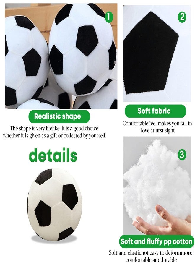 CHELEI2019 11" Soccer Plush Ball Shaped Pillow Stuffed Animal Football Boy Room Decor Toy Gift - Image 3