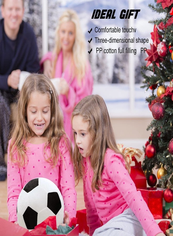 CHELEI2019 11" Soccer Plush Ball Shaped Pillow Stuffed Animal Football Boy Room Decor Toy Gift - Image 4