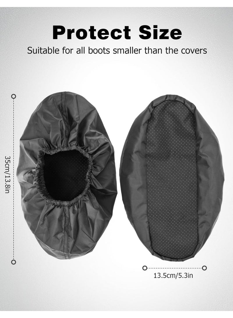 2Pack Fracture Walking Boot Cover, Waterproof Shoe Covers with Waterproof Coating Non-Slip Medical Boot Covers - Image 4