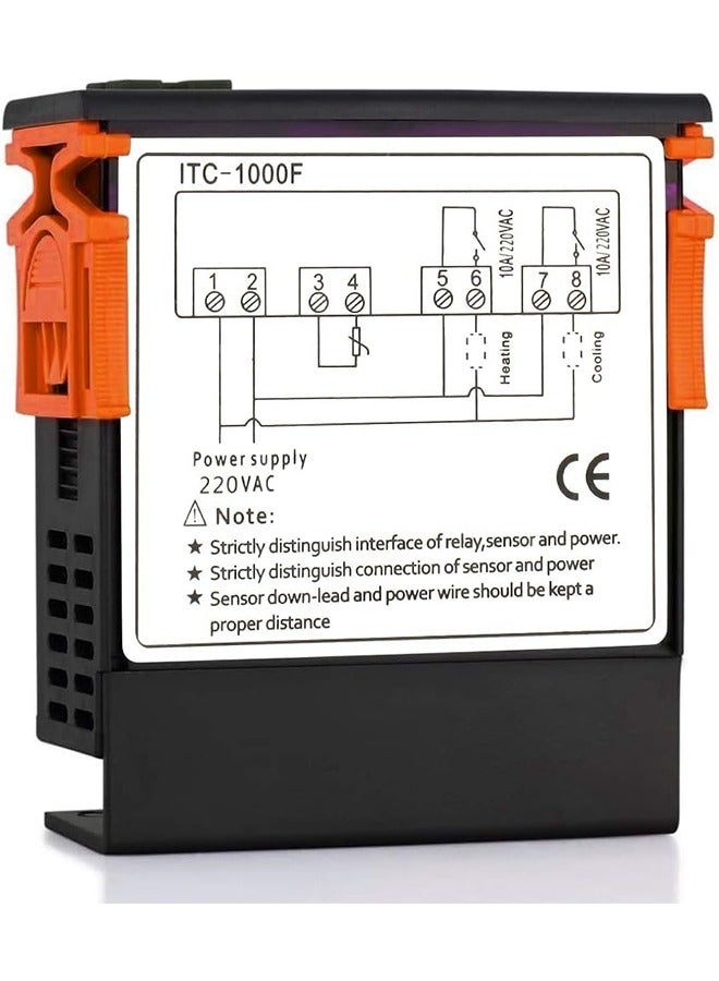 INKBIRD ITC-1000 Temperature Controller Thermostat 220V Temperature Control with NTC Sensor - Image 3