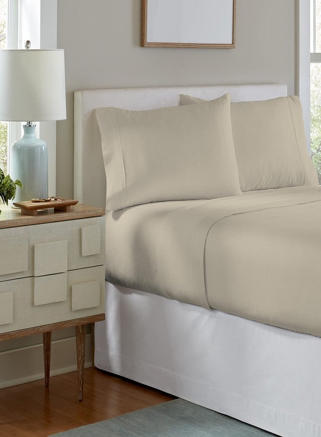 Pointehaven 200 GSM 100% Cotton Flannel Sheet Set, Twin, Silver Grey - Warm & Cozy - Pre-Shrunk -Deep Pockets - Elastic All Around-Comfy Double Brushed - Image 2