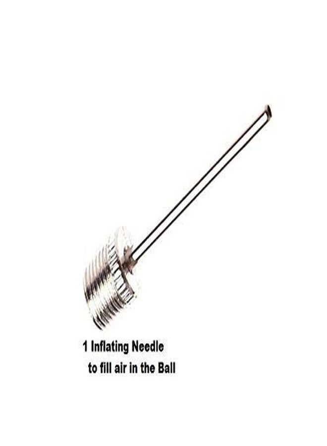 PTS Rubber Football with Inflating Needle, Size 5, (Multicolour) - Image 4