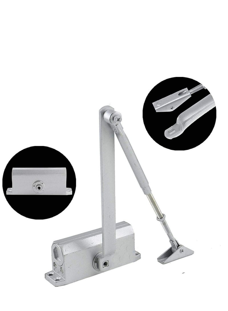 silver door closer - Image 3