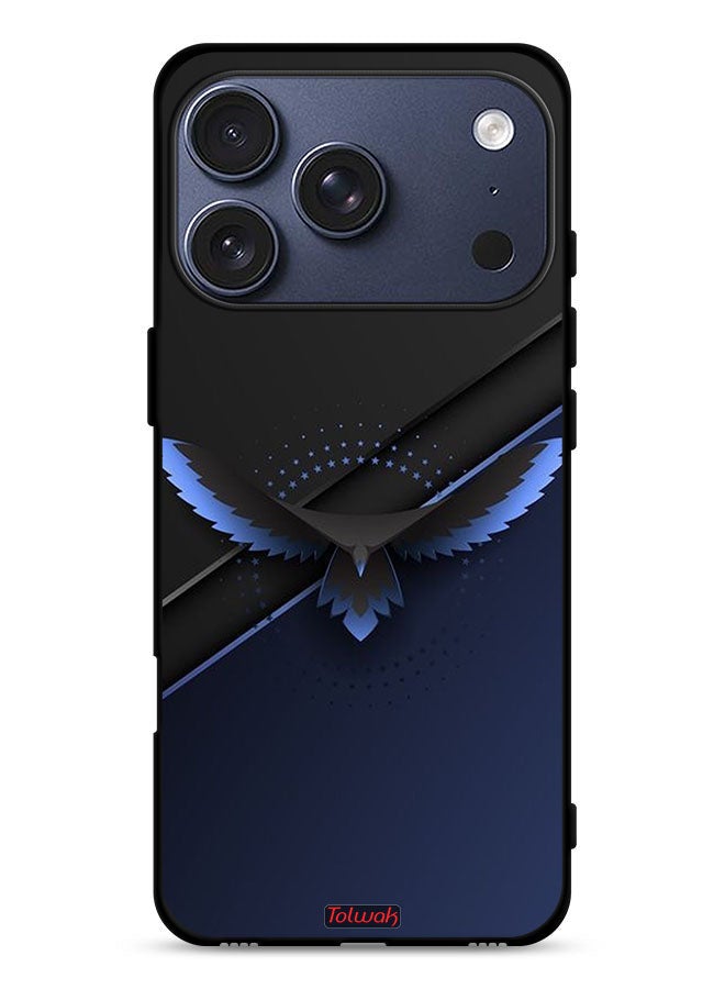 Tolwak Apple iPhone 17 Pro Protective Case Cover Eagle Digital Abstract Art - Image 1